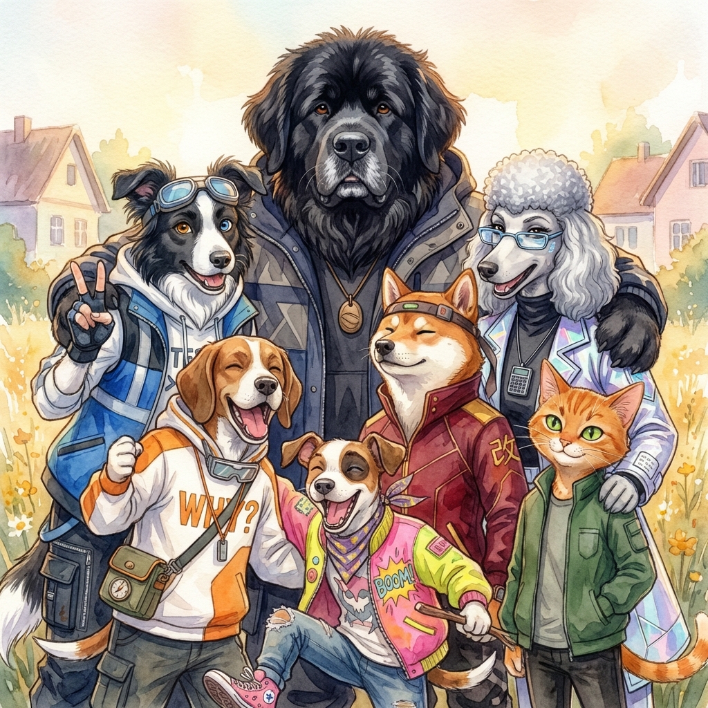 Psia Zgraja z Bugaja, cała ekipa